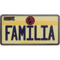 Fanattik Fast &amp; Furious Familia Registreringsskylt Pin
