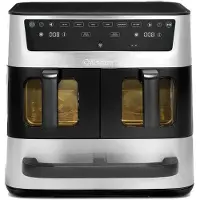 Cuisinart TriZone Varmluftsfritös 13.6 l Silver, Svart