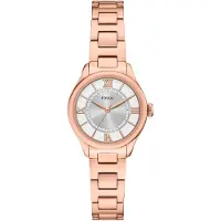 Fossil Analog klocka 'GILMORE' roséguld / grå / vit