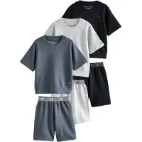Next Pyjamas marinblå / gråmelerad / svart