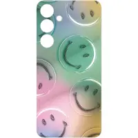 Samsung Smiley Flipsuit Cards för Galaxy S24 Plus Green