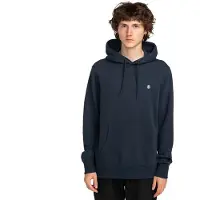 Element - Sweatshirts - Icon Embroidery Hooded Sweatshirt Eclipse Navy för UnisexBomull - Storlek S - Marinblå