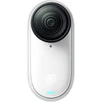Insta360 Go 3S - Standard Bundle - aktionkamera - 4 K / 30 fps - blixt 64 GB - Bluetooth, Wi-Fi - undervatten upp till 10 m - arktisk vit