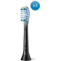 Philips Sonicare C3 Premium Plaque Defense tandborsthuvuden – svarta – 5-pack