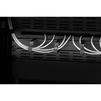 Renkforce RF-3429148 19 tum Nätverksskåp-kabelhållare 1 U Svart