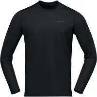 Norrøna falketind equaliserUll Long Sleeve M's Caviar Black