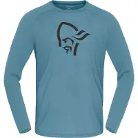 Norrøna - Underställ - Femund PureUll Long Sleeve M Trooper för UnisexUll - Storlek M - Blå