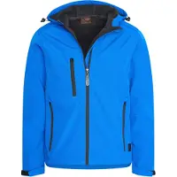 Cappuccino Italia Outdoor Jacka Softshell Hood Jacka Royal Blue