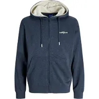 Jack & Jones Cardigan Jor Tango Zip Sweat Hood Blå