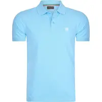 Cappuccino Italia Polo SS Polo Plain Pique Blå