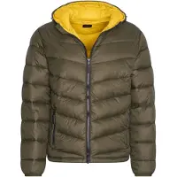 Cappuccino Italia Jacka vinter Hooded Vinterjacka Army Green