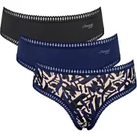Sloggi Trosa 'Go Crush' beige / mörkblå / grå / svart