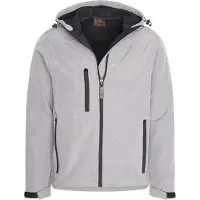 Cappuccino Italia Outdoor Jacka Softshell Hood Jacka Grå Grå