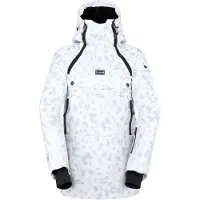 Dare 2b Skidjacka Slide Out Dash Print Overhead för dam och dam (Blanc De Blanc)