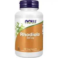 Now , Rhodiola, 500 mg, 120 Veggie Kapslar