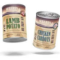 Seberus Chicken & Lamb spannmålsfritt våtfoder hund - mixtray