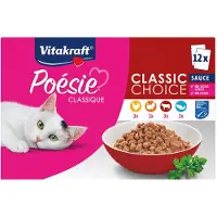 Vitakraft Poésie Classique Poultry Choice i gelé våtfoder katt