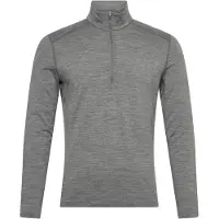 Icebreaker - Underställ - M Merino 200 Oasis LS Half Zip Gritstone Heather för UnisexUll - Storlek XL - Grå