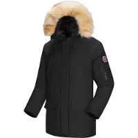 Subprime Jacka vinter Parka Tommy Svart