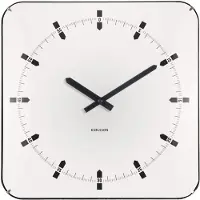 Karlsson väggklocka Sucinto Dome square white KA6085WH