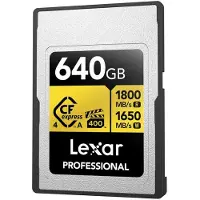 Lexar Cfexpress Pro Type A 4.0 Series 640gb Minneskort