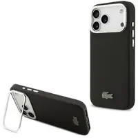 Lacoste iPhone 17 Pro Max Iconic Petit Pique kamerastativ skal - MagSafe-kompatibel - Svart