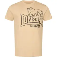 Lonsdale T-shirt 'Langsett' sand / svart