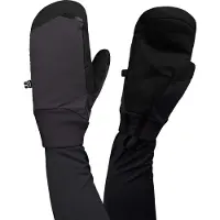 Norrøna - Toppturskläder - Lyngen Thermo60 Mittens Caviar Black för Unisex - Storlek XL - Svart