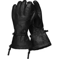 Norrøna - Outdoorkläder dam - Trollveggen Gore-Tex Gloves Caviar Black för UnisexUll - Storlek M - Svart