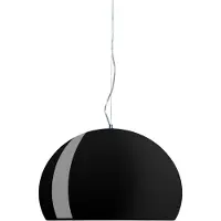 Kartell Taklampa , FL/Y, dimbara, Svart, Vardagsrum, Plast, Design
