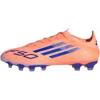 Adidas F50 Pro Mg Coral Blaze - Beam Orange/lucid Blue/vit - Multi Ground (Mg), storlek 44