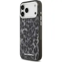 Karl Lagerfeld iPhone 17 Pro Max IML Leopard Skal - MagSafe-kompatibelt - Grå