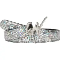 GIUSEPPE ZANOTTI DESIGN Bälte ljusgrå / silver