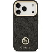 GUESS 4g Strass Logo Metal Buttons Magsafe Iphone 17 Pro Telefonfodral