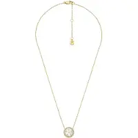 Fossil Halsband guld / transparent / vit
