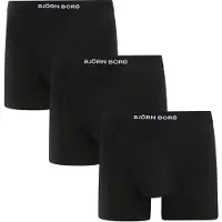 Björn Borg Organic Cotton Stretch Boxers 3-pack Svart, XL