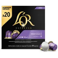 L'OR | Lungo Profondo - 20 kapslar till Nespresso