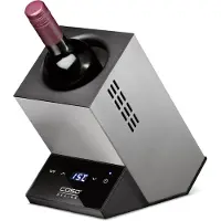 Caso vinkyl för 1 flaska WineCase One fristående flaskkapacitet 1 Inox