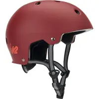 K2 Hjälm - Varsity Pro - Vinröd - - L - Large - Cykelhjälm