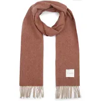 Profuomo Halsduk Lammull Mahogny Brun Orange