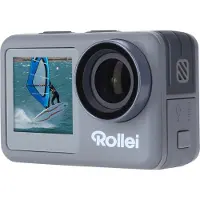 Rollei ActionCam 9S Plus - Aktionkamera - 4 K / 60 fps - 8.51 MP - Wi-Fi - undervatten upp till 40 m