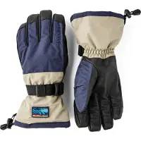Hestra Gauntlet Sr. - 5 Finger Dark Navy/Beige