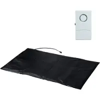 Pentatech Tryckmatta med larm Svart 95 dB 33620