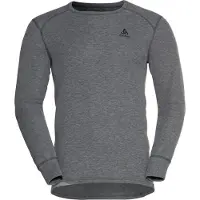 Odlo - Underställ - BL Top Crew Neck LS Active Warm M Steel Grey Melange för Unisex - Storlek S - Grå