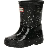 Hunter Gummistövlar - Kids First Giant Glitter - Svart - - 24 - Gummistövlar
