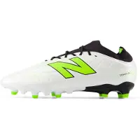 New Balance Tekela V5 Team Low Cut FG Lime Light - Vit/Grön - Gräs (FG), storlek 42