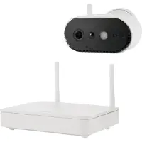 ABUS PPIC91000 W Pro Akku IP-Kamera m Basisstation PPIC91000 LAN, WiFi IP-Övervakningskameraset 4 kanaler 1920 x 1080 pixel