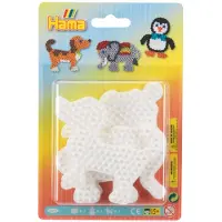 Hama Midi Pärlplattor - 3-pack - Hund, Elefant &amp; Pingvin - - One Size - Pärlplattor