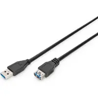 Assmann - USB-förlängningskabel - USB typ A (hane) till USB typ A (hona) - USB 3.0 - 3 m - svart