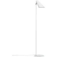 Dyberg Larsen Golvlampa Cale, Vitt / opal, Vardagsrum / matsal, Metall, Skandinavisk, Golvlampa